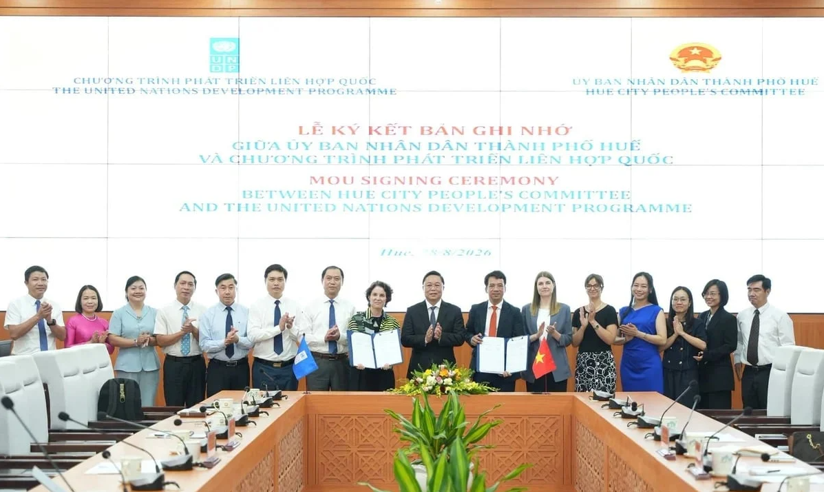 Hue City, UNDP partner on climate adaptation, sustainable development